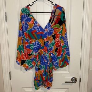 VICI printed kimono romper.